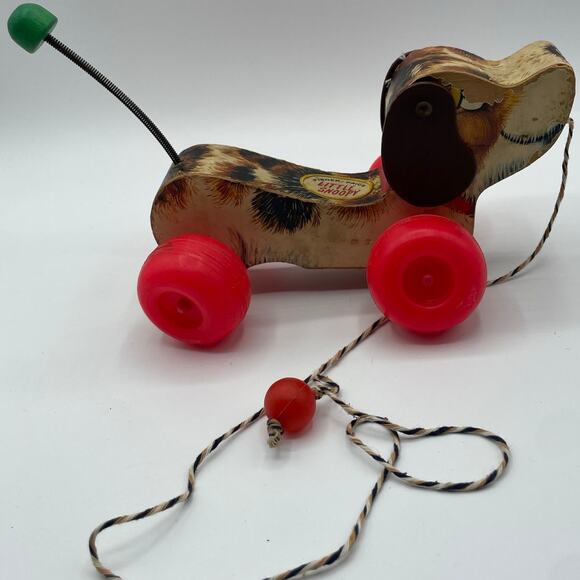 Vintage Fisher Price Little Snoopy Pull Toy - Picture 4 of 7